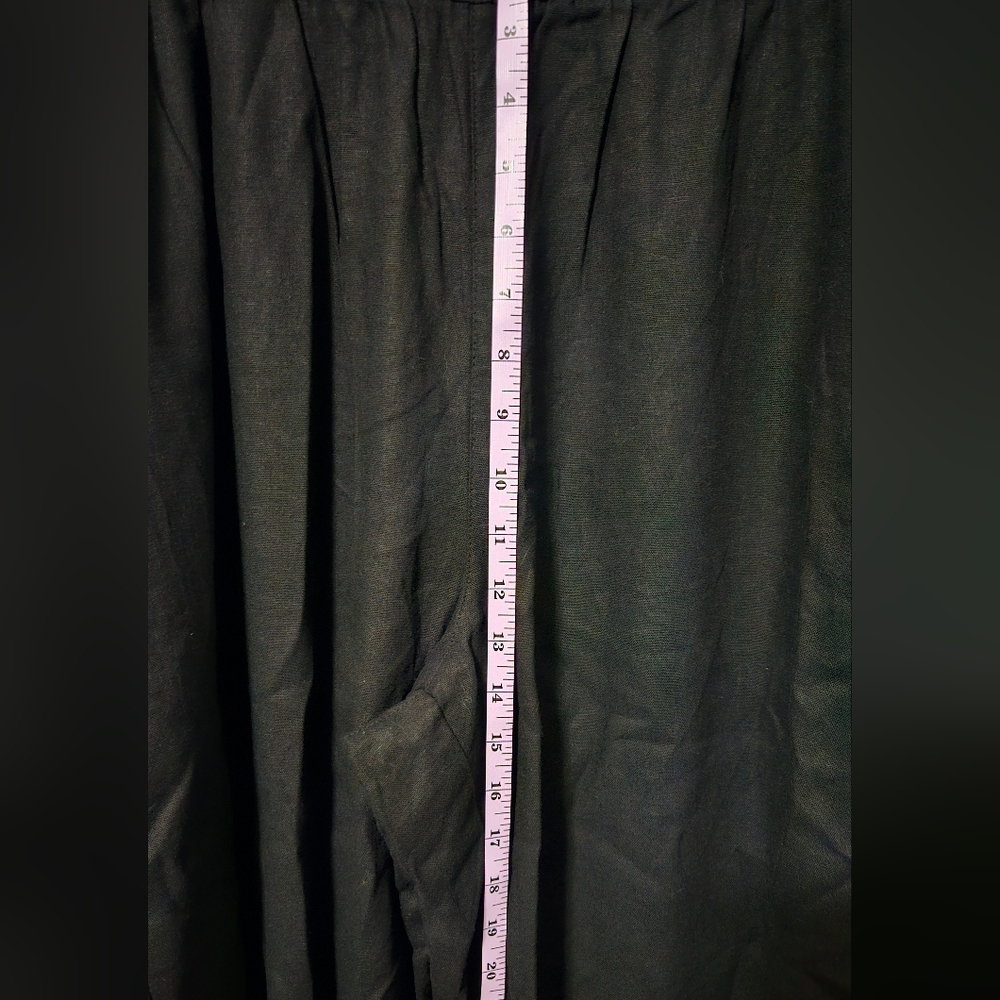 Old Navy Linen Blend High Rise Wide Leg Pull On Pants Plus Size XXL - Picture 7 of 12